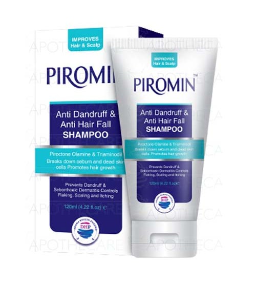 Piromin Anti Dandruff&Anti Hair Fall Shampoo 120ml